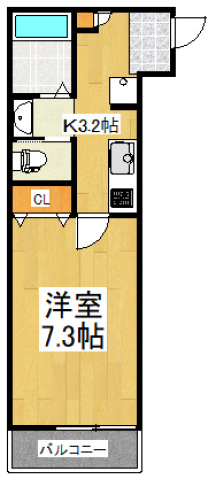 パルク秋津の間取り