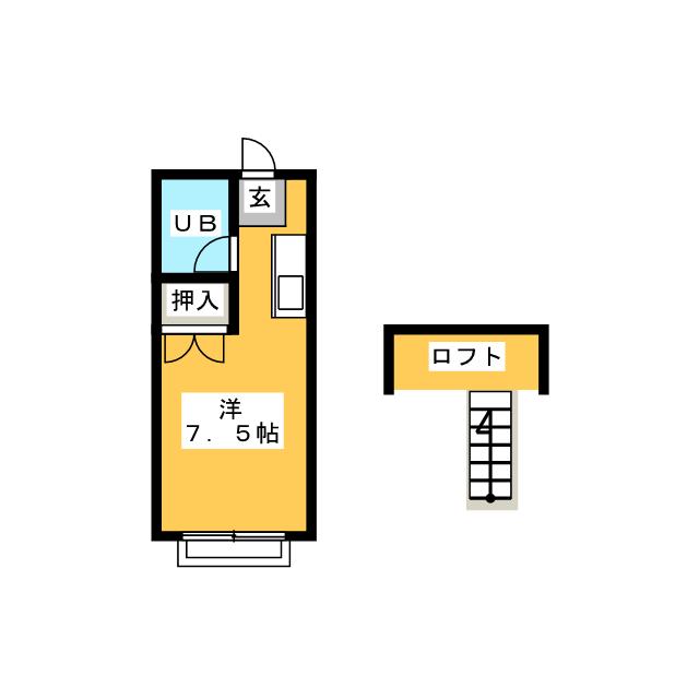 エステートピア野白の間取り