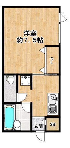 フォンテーヌ曽根の間取り