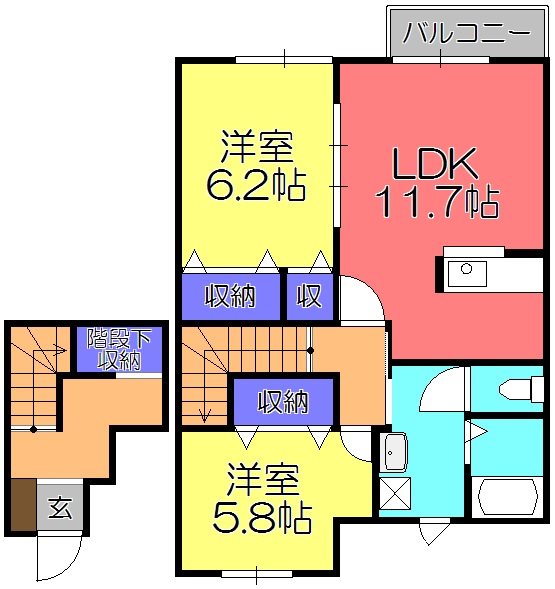 ベル　エトワルの間取り