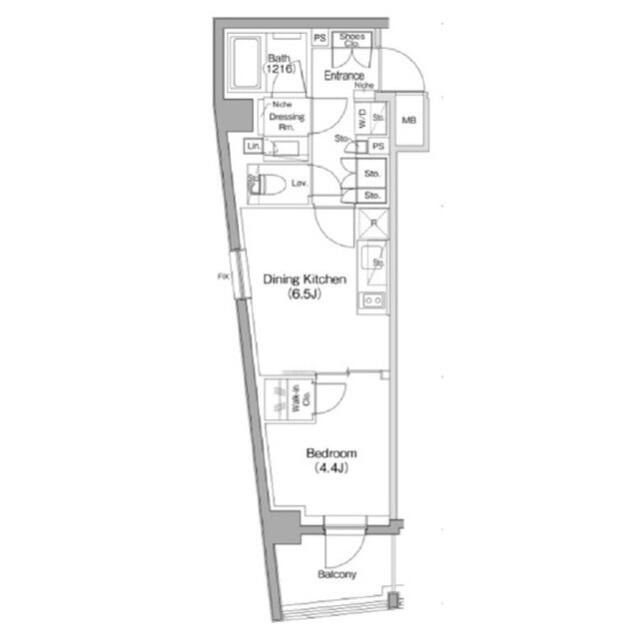 品川区南大井のマンションの間取り