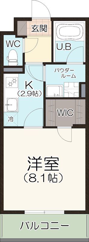 四日市市日永のマンションの間取り