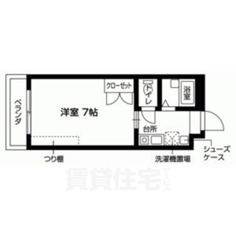 【京都市伏見区桃山水野左近西町のマンションの間取り】