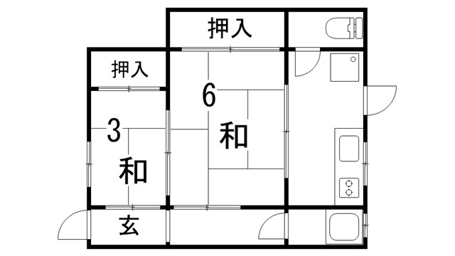 丸山町アパートの間取り