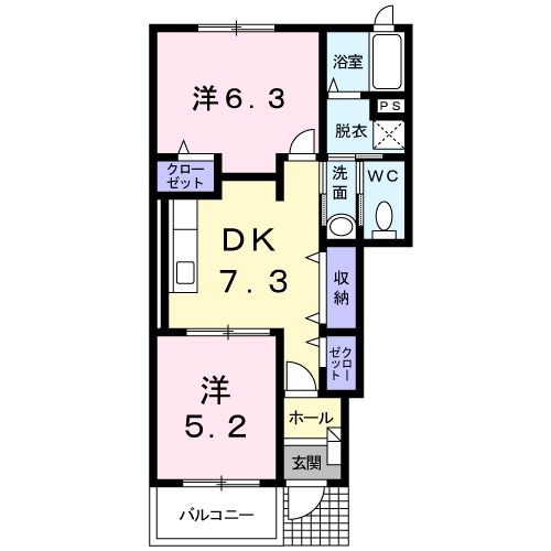 セレノ佐久平　Ｃの間取り