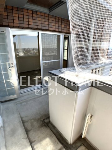 バルコニー　広々としたバルコニーです