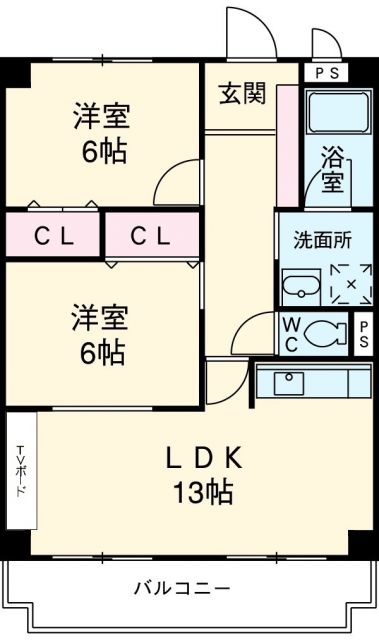 ＧｒｅｅｎＡｎｎｅｘ２の間取り