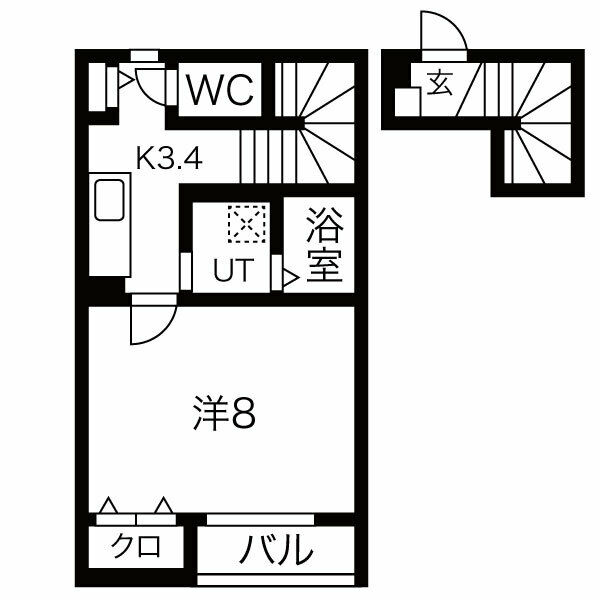 Ｌａ船岡の間取り