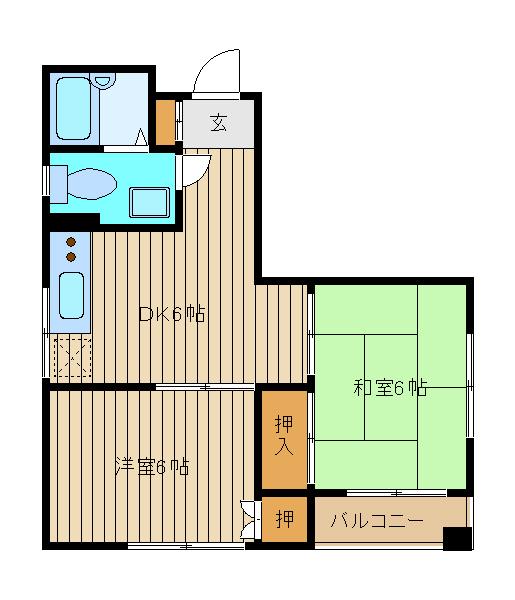 東ヶ崎ビルの間取り