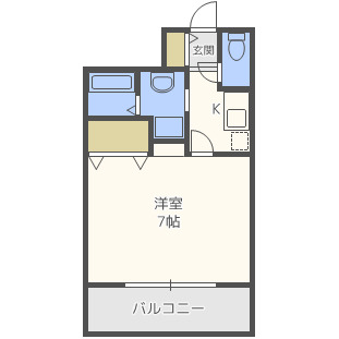 【ＤＳタワー大博通りの間取り】