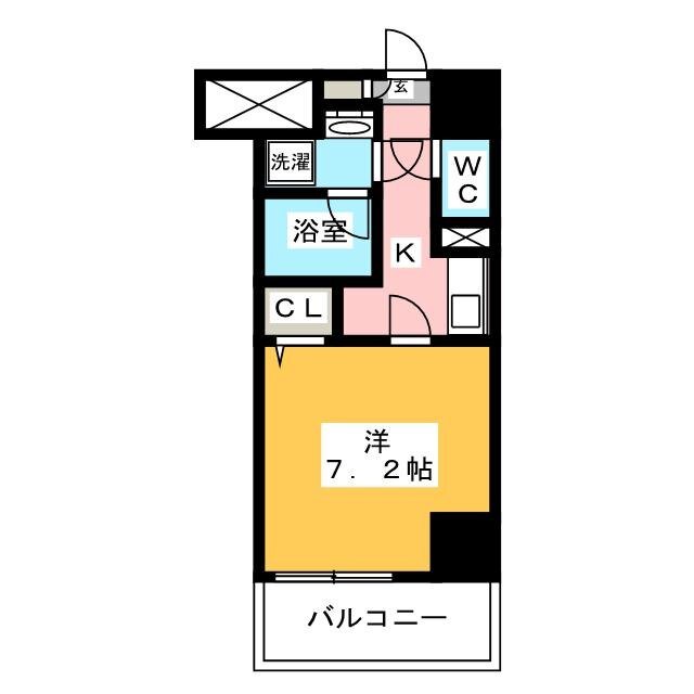 レフィールオーブ町屋駅前の間取り