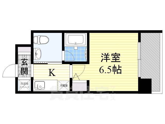 エスライズ堂島川の間取り