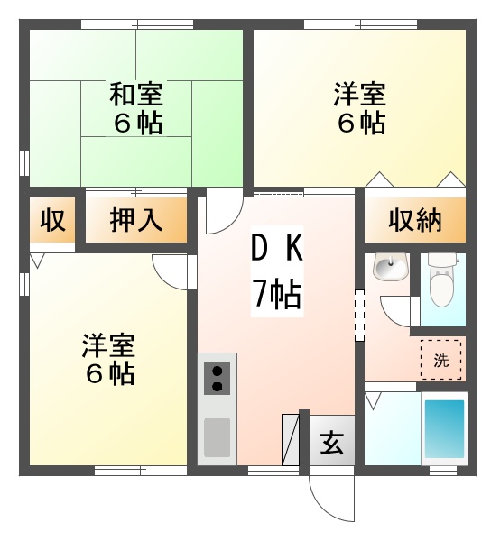 シャルマンハイムの間取り