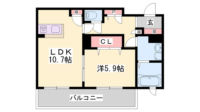 ヴァン・ヴェールの間取り