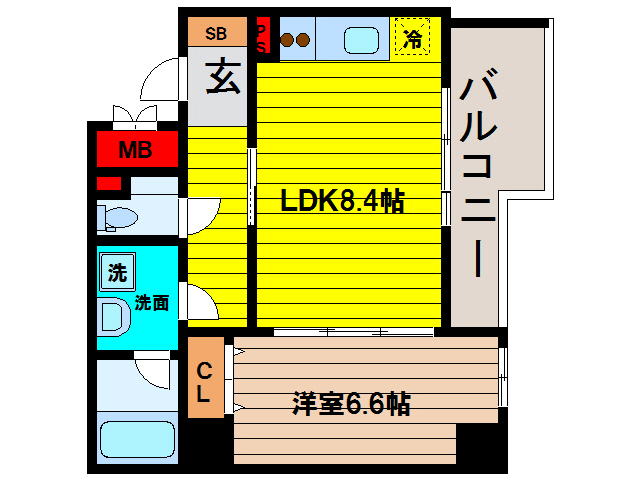 アルセダーコート梅北の間取り