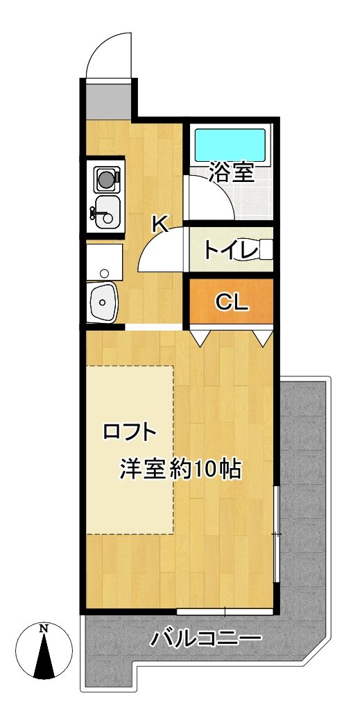 福岡市早良区祖原のマンションの間取り