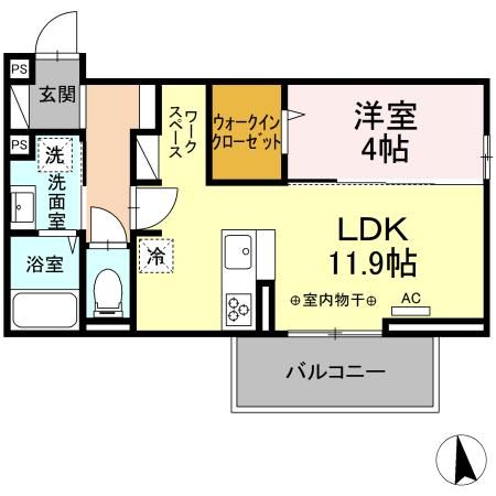 D-ROOM富士見の間取り