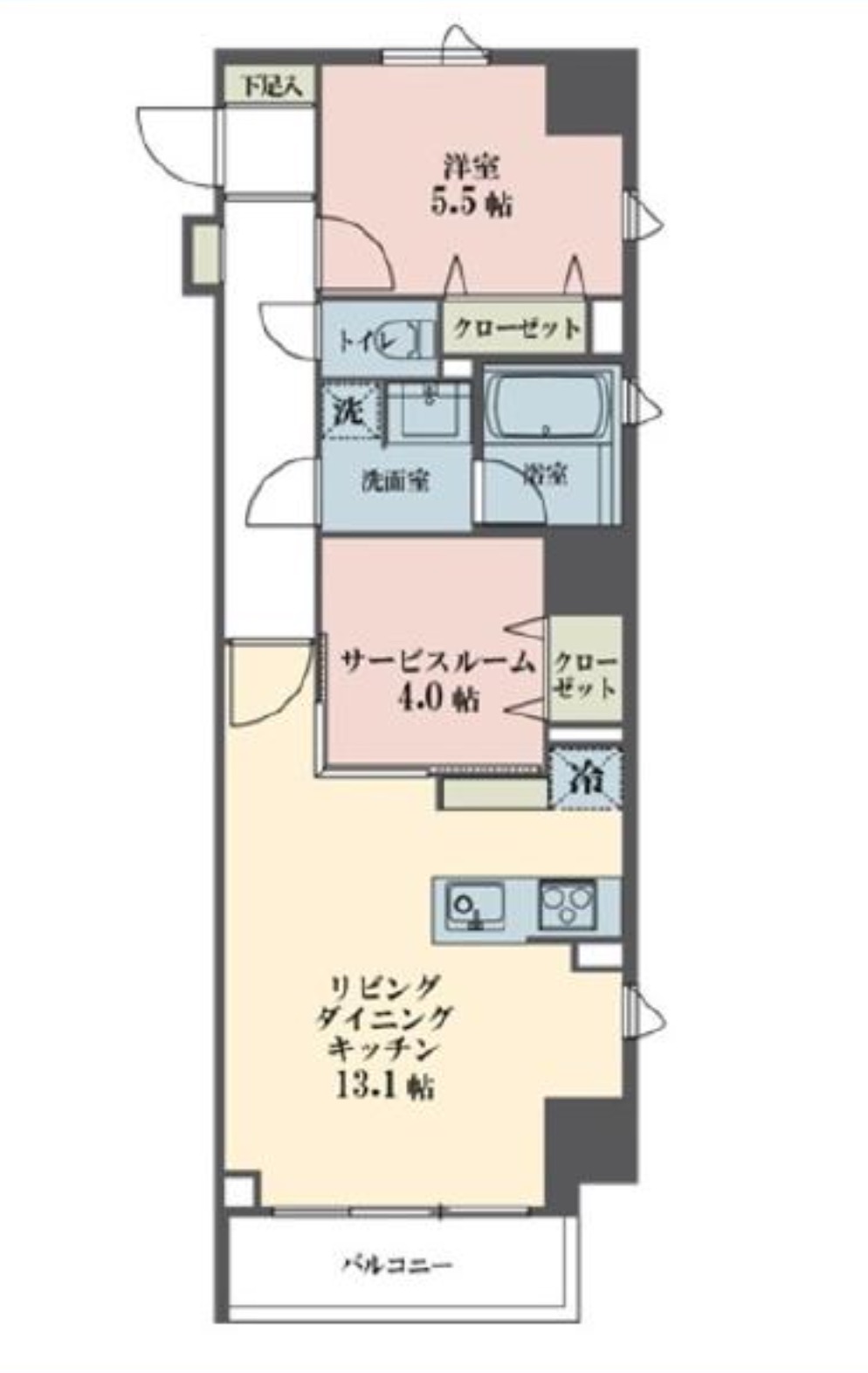 レーヴ半蔵門の間取り