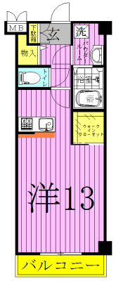 グリーンヒルレジデンスの間取り