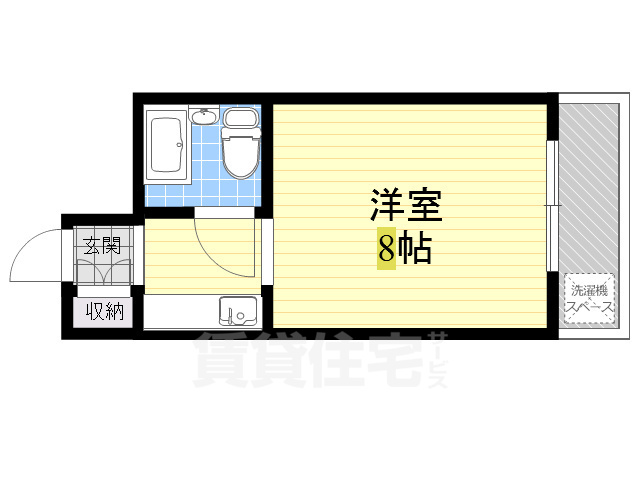 バイオレットコーポの間取り