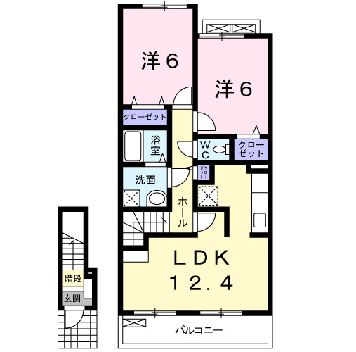 ヴィンヤード甲州の間取り