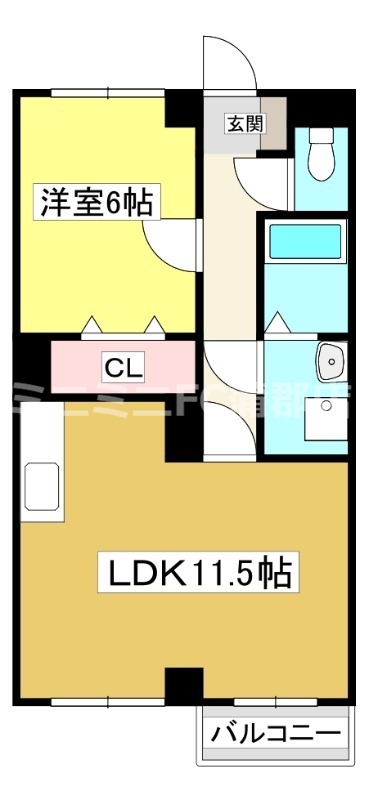 ライフイン・プラムの間取り