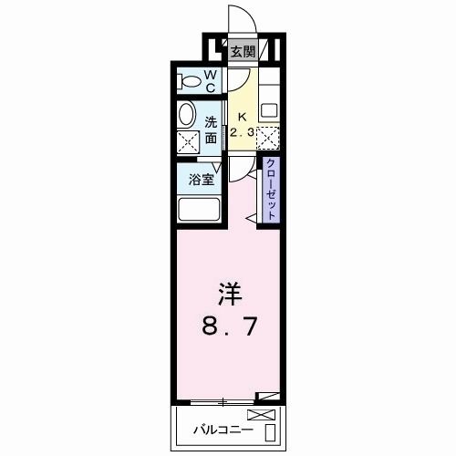 サーファ　前橋の間取り