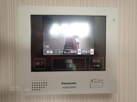 セキュリティ　カメラ付インターホン（イメージ）