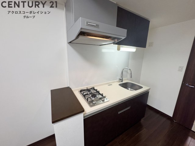 キッチン　2口ガスコンロ付きのおしゃれなキッチン☆