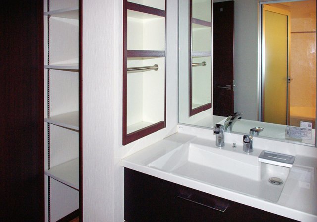 洗面設備　洗面所です