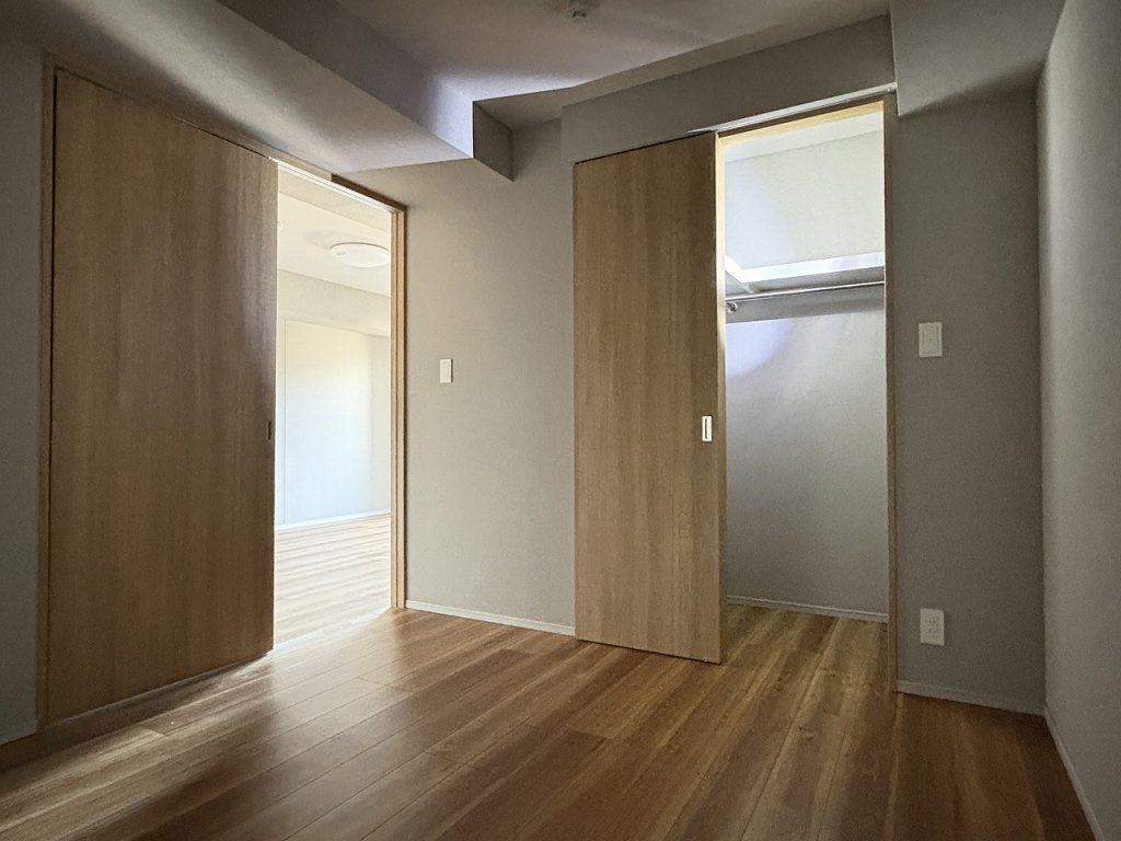 収納　自慢のウォークインクローゼット