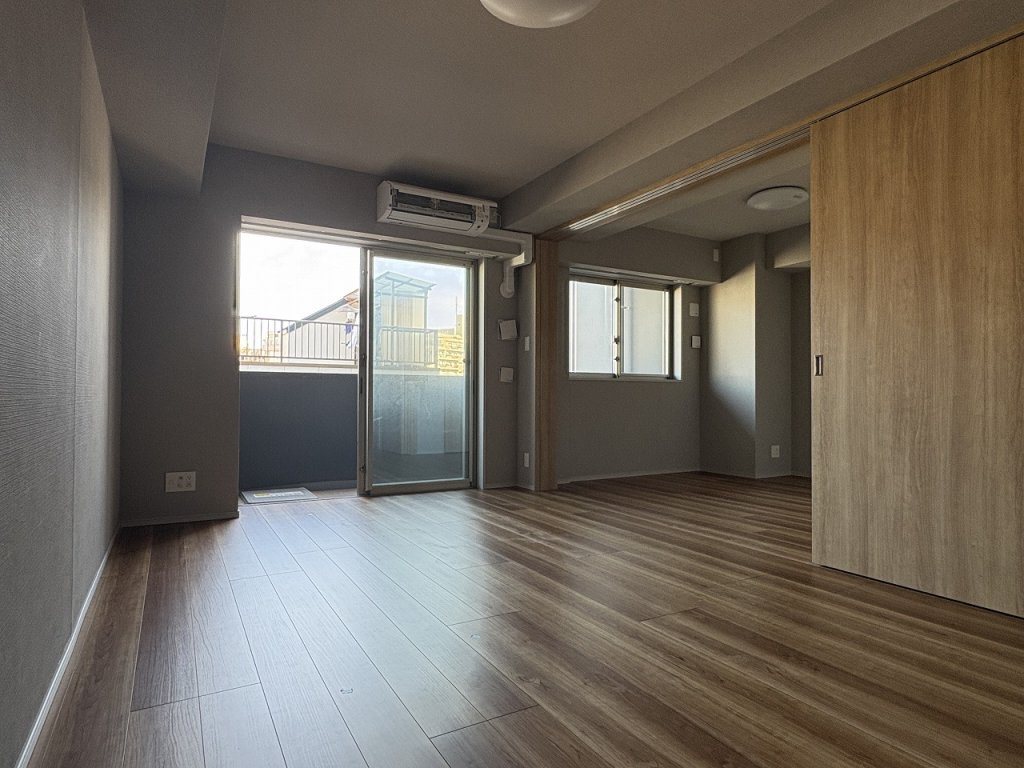 居室・リビング　前面棟の影響なく日当り良好