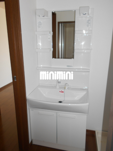 洗面設備　洗濯機置き場