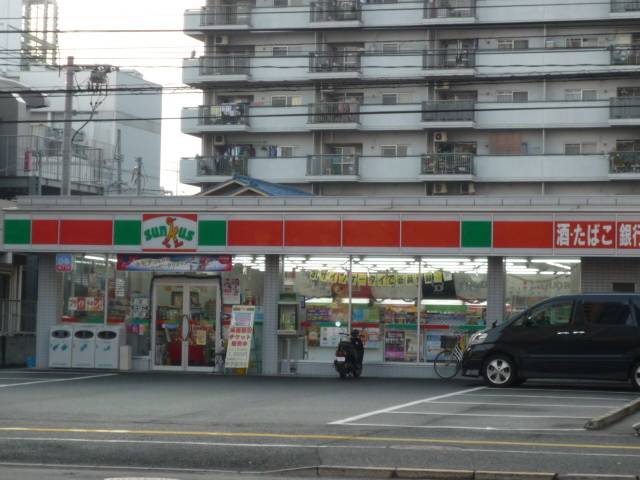 コンビニ　サンクス広島観音町店（コンビニ）まで43m