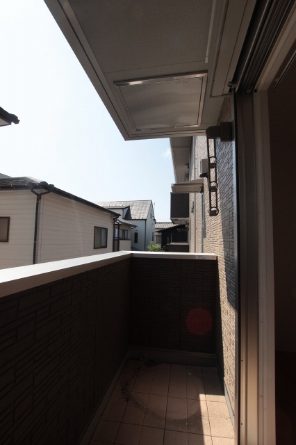 バルコニー　写真は別号室のものです。