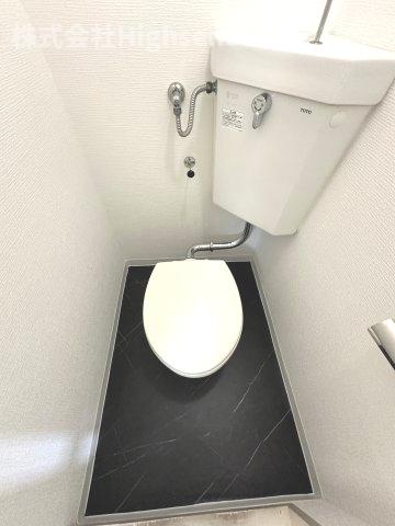 トイレ　ゆったりとした空間のトイレです
