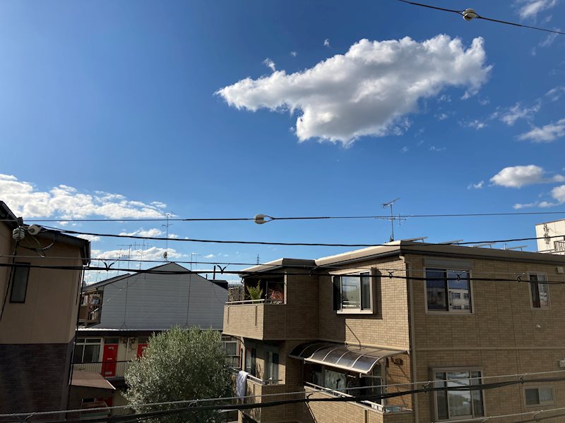 眺望　ベランダからの眺めです