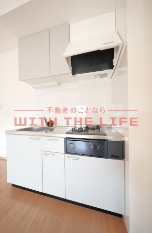 キッチン　コンパクトなキッチンで掃除もラクラク