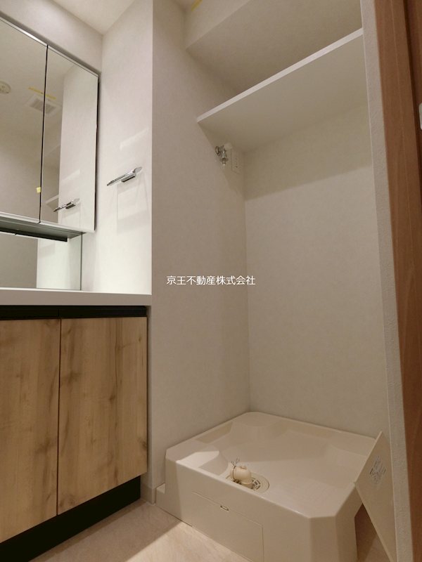 その他部屋・スペース　防水パン付き室内洗濯機置場