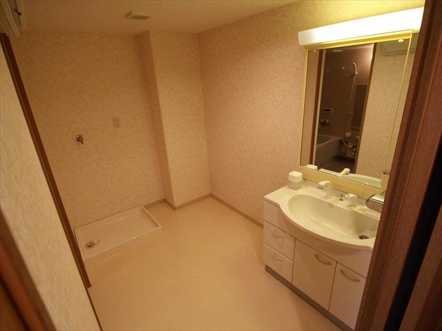 洗面設備　松山市石手　サントノーレ石手　洗面所