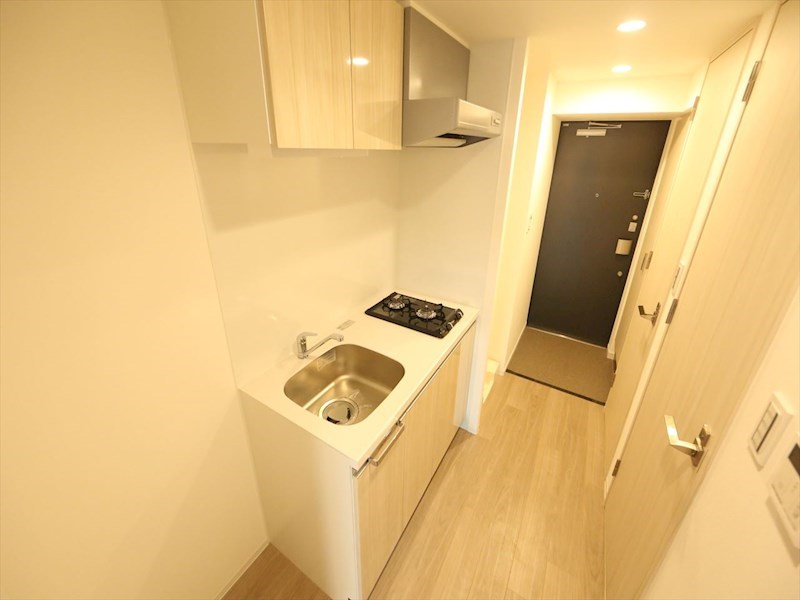 キッチン　システムキッチン（ガス2口コンロ付）