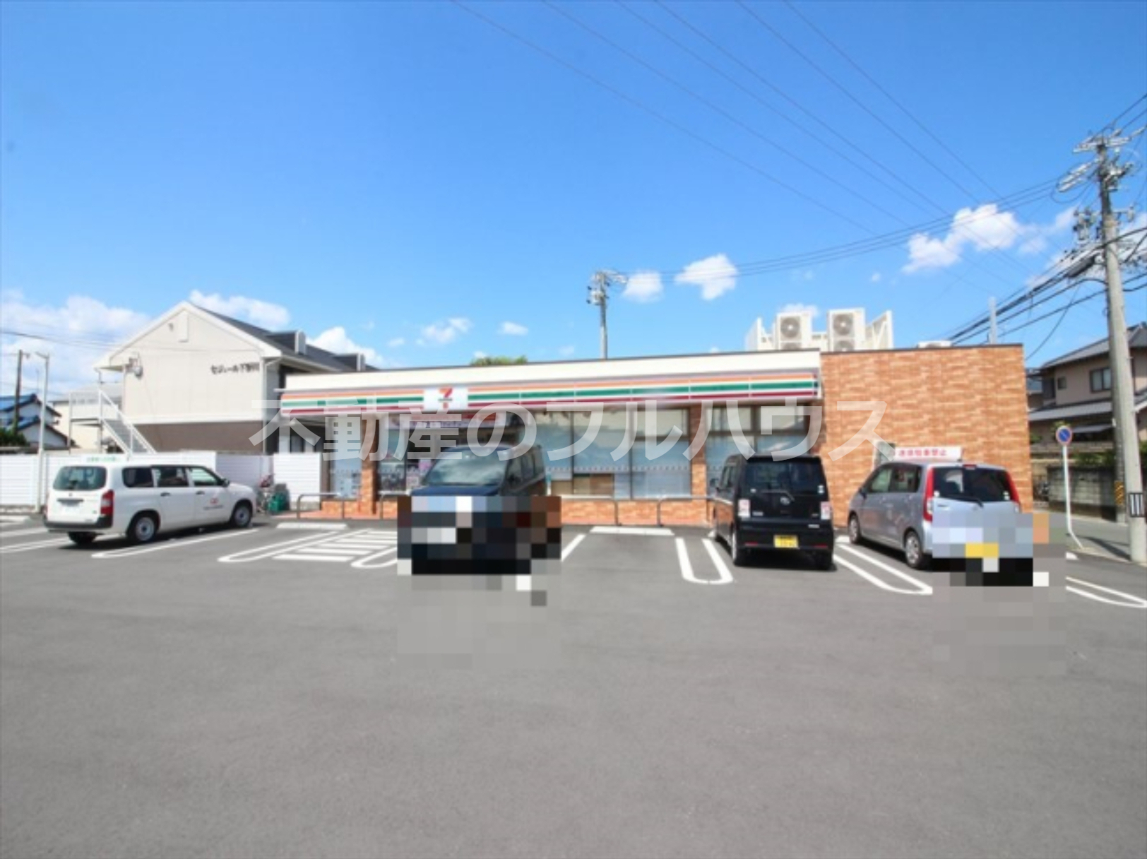 コンビニ　セブンイレブン下野川店（コンビニ）まで395m