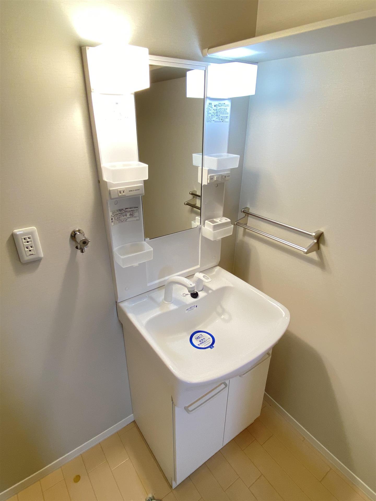 洗面設備　洗髪洗面化粧台