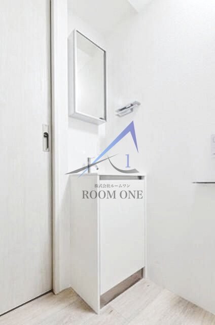 洗面設備　独立洗面台です。