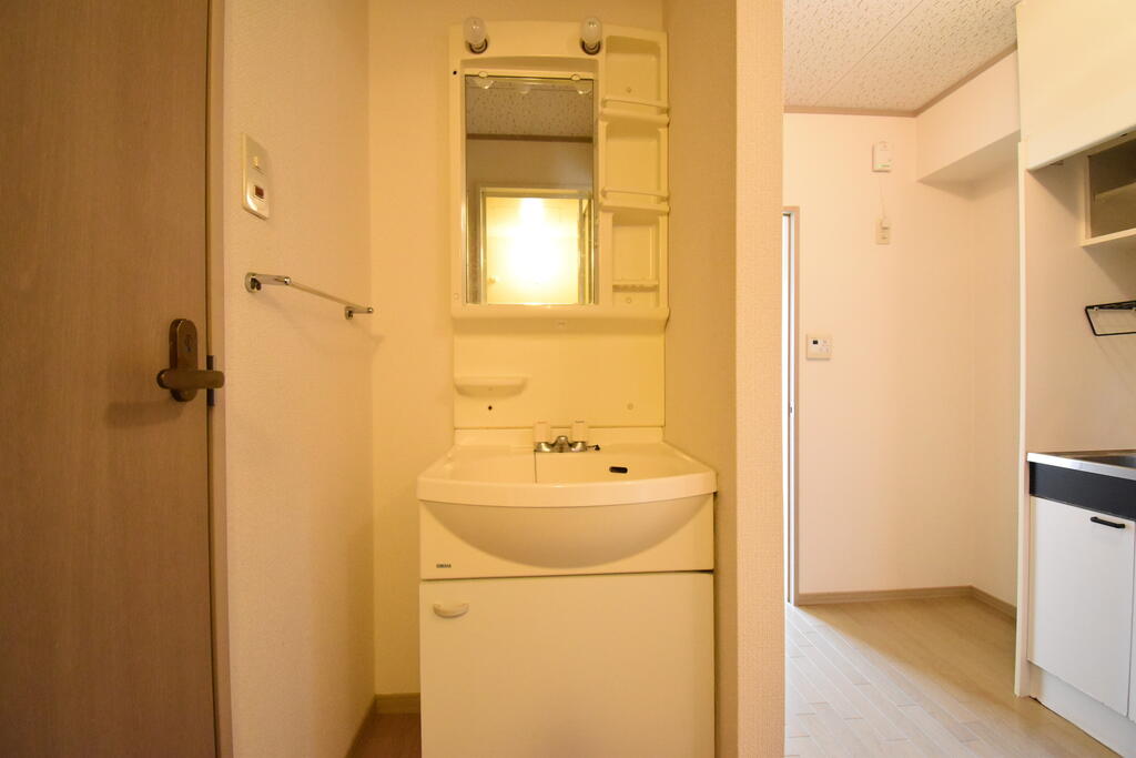 洗面設備　※同建物の別のお部屋の写真です。