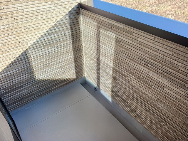 バルコニー　落ち着いた時間を過ごせるバルコニーです