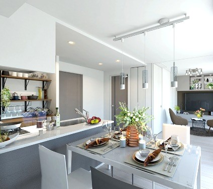 居室・リビング　モデルルーム参照