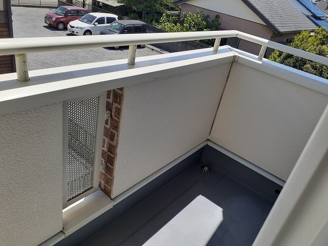 バルコニー　広々としたバルコニーです