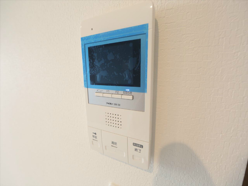 セキュリティ　ＴＶモニター付インターホン　イメージ写真