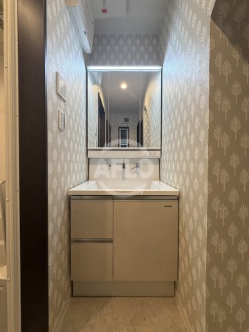 洗面設備　南市岡テラスハウス　　洗面台